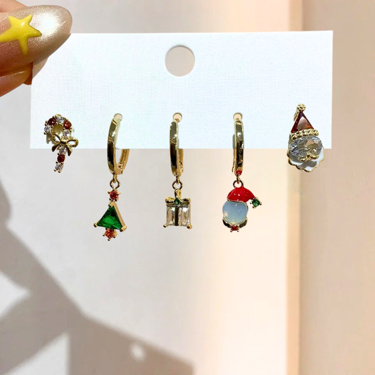 Santa’s Little Sparkles Earring Set