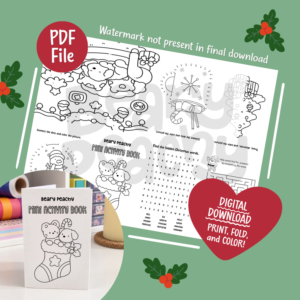 Mini Activity Book (Printable PDF)