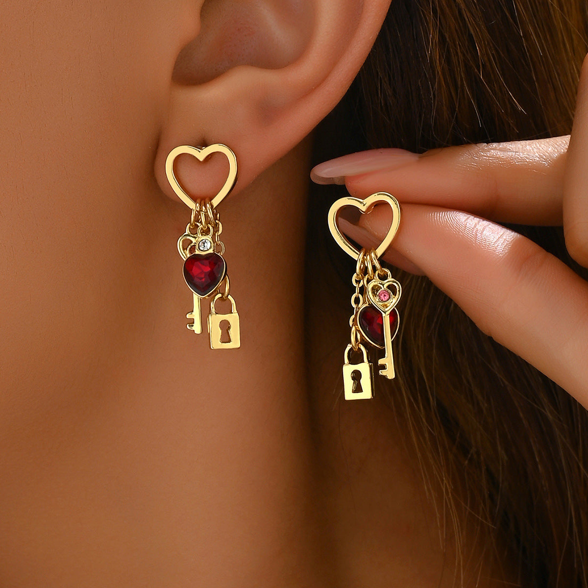 Valentine's Day Love Earrings