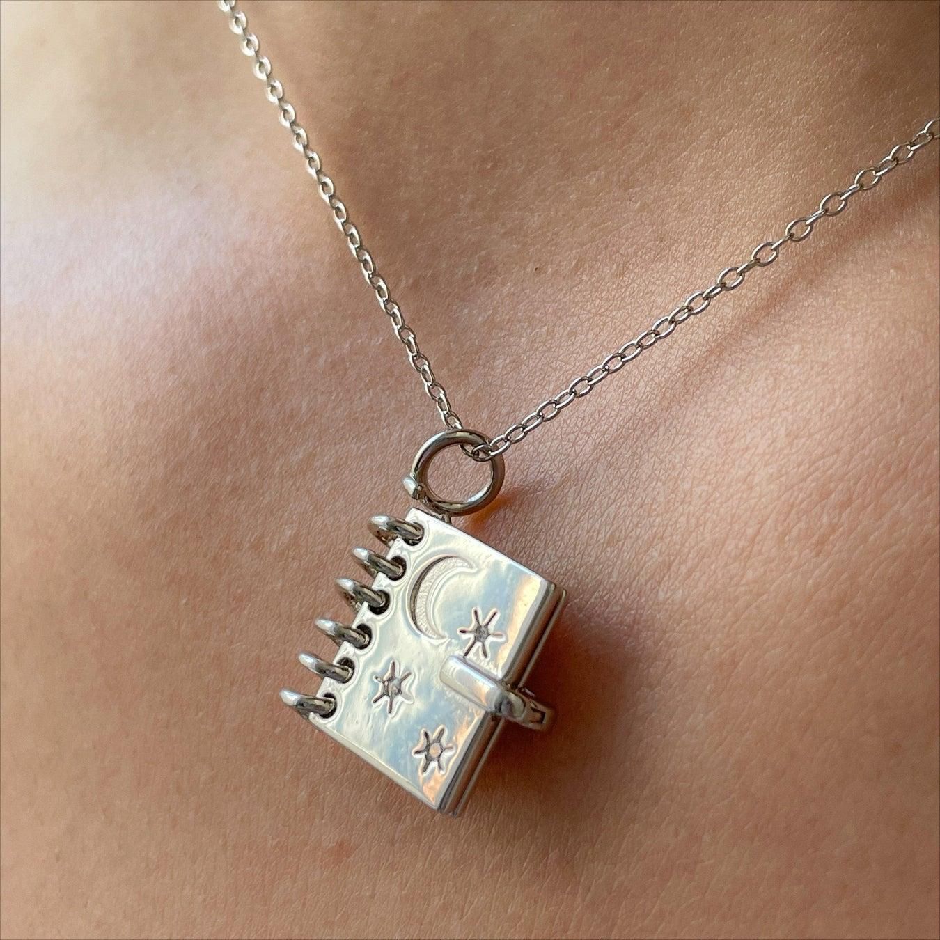 Love Book Necklace